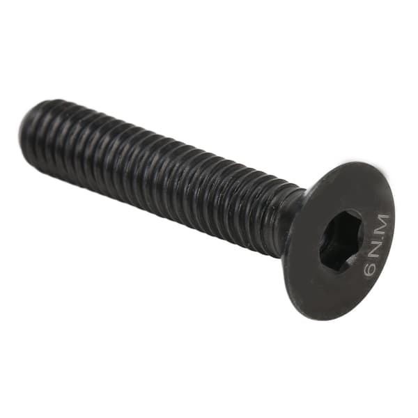 RISK Headset Top Cap Fastgørelsesbolt M6x30mm Titanium Alloy Cykelreparation Sort