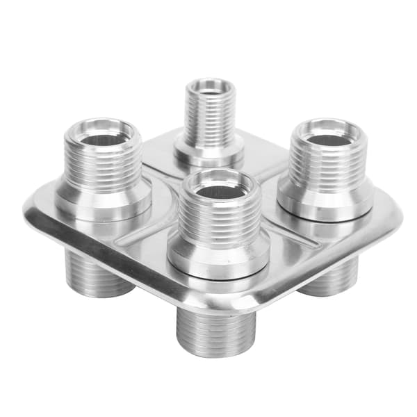 Universal GM Performance Silver 4-ports luftkonditioneringsslangadapter
