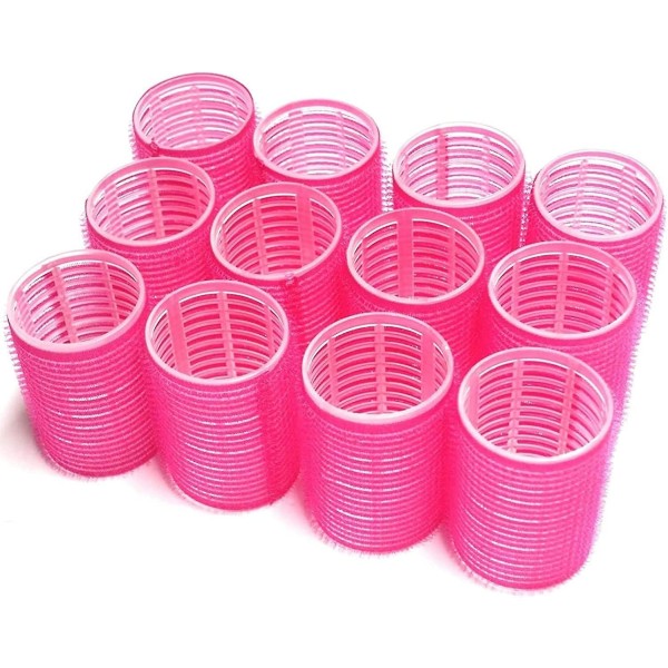 48 Mm stora hårrullar, självgrepp, salongsfrisörrullare 12pcs