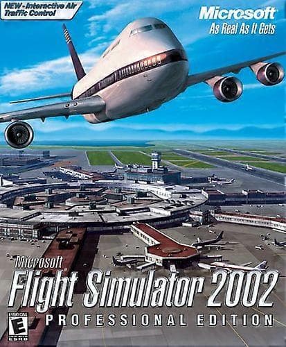 Microsoft Flight Sim 2002 - Professional Edition (PC)[dt] CD-skiva för PC