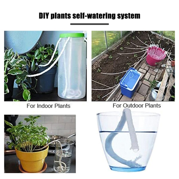 9 meter Bomullsfrøplante Irrigasjonsrep (4 mm) for Automatisk Vanningssystem