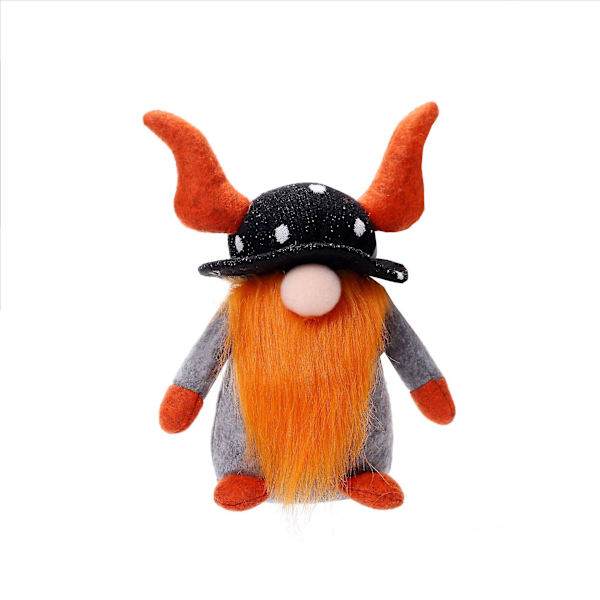 Halloween Fladdermus Ansiktslös docka Gnome Horns Spökjul horns