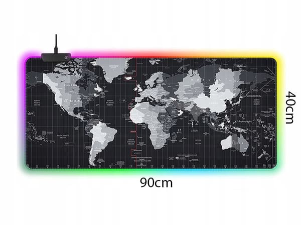 [DT]Pelihiirimatto LED-valolla – 90 x 40 cm