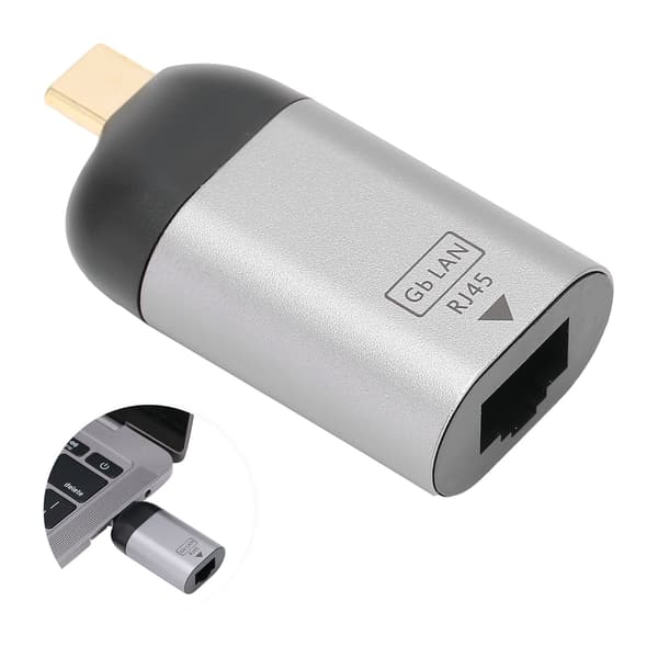 Typ C till RJ45 Ethernet Port Adapter Dator Extern Hårdvara