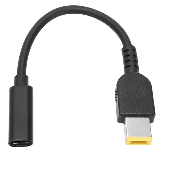 Lenovo Type C Hun til DC 11x5.0mm Han Strømadapterkabel 17cm