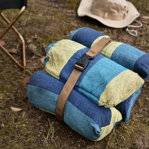 4 pakker med 53\" justerbare bagasjestropper med hurtigspenner for camping og bagasje