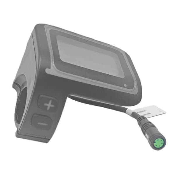 Ebike Display DPC11 UART Version til Bafang BBS0102 G340 G320 BBSHD G330 LCD Display Elcykel Tilbehør[dt] Svart