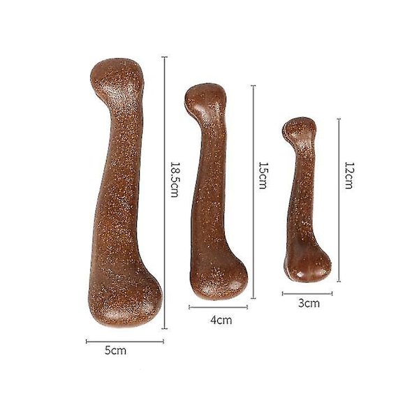 Slitstark Wishbone Dog Chew Toy för aggressiva tuggare yellow 12cm