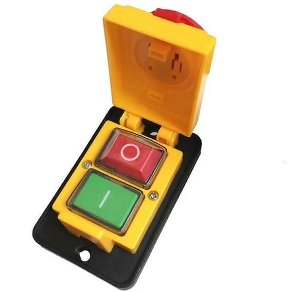 [DT]DZ05 7-polig 400V IP55 Trefas Elektromagnetisk Nödstopp Tryckknappsbrytare_tfrf