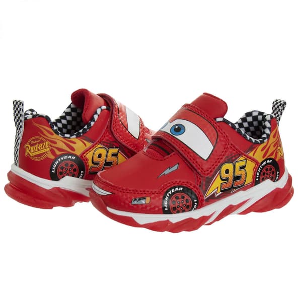 Biler Lynet McQueen-formede lysende barnesko Red Size 10