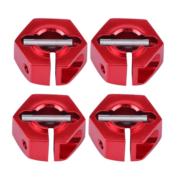 12 mm Universal Hex-navadapter til HSP Sakura 1/10 skala RC-bil (6 mm, rød)