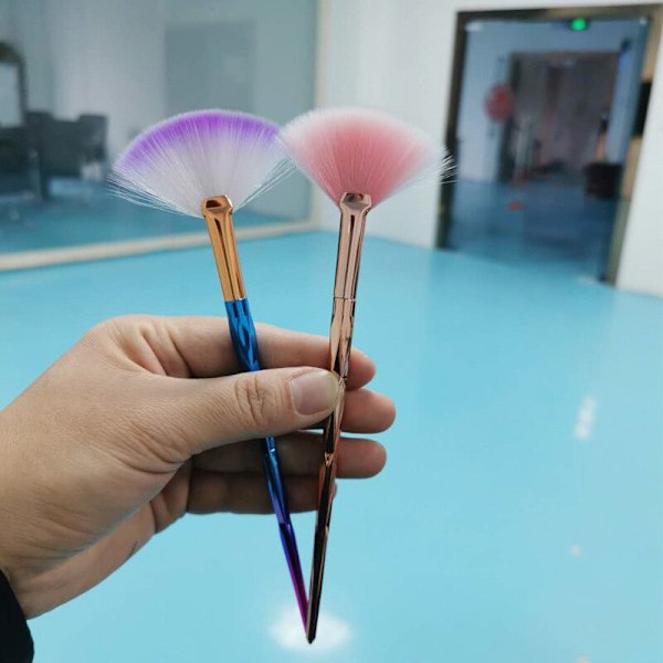 Makeup Tool Brush Restpulver Nose Shadow Blush Brush pink gold