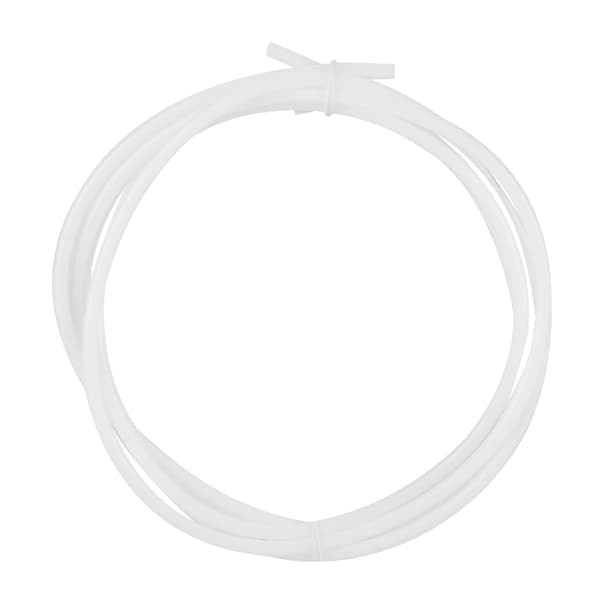 Vitt PTFE Bowden-rør for 1,75 mm filament 2,0 mm ID 4,0 mm OD 1,5 m lengde