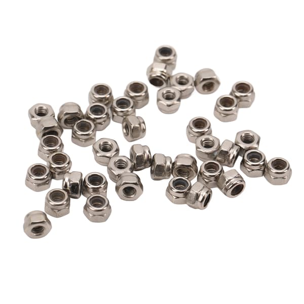 40 stk. M2.5 RC Hjullåsmutter Jern Hex Tilbehørssett for Traxxas 1 18 Klatrebil