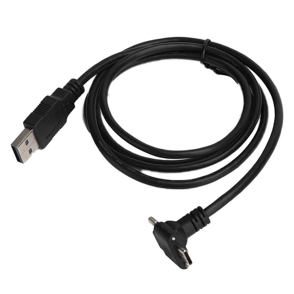 USB 3.1 Type C til USB 3.0 Datakabel 90 Graders Låseskrue Adapterledning 120cm