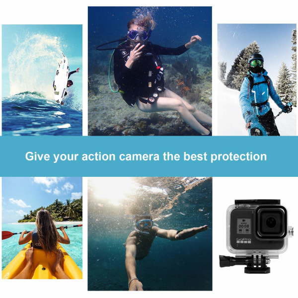 GoPro Hero 8 Svart vattentätt case