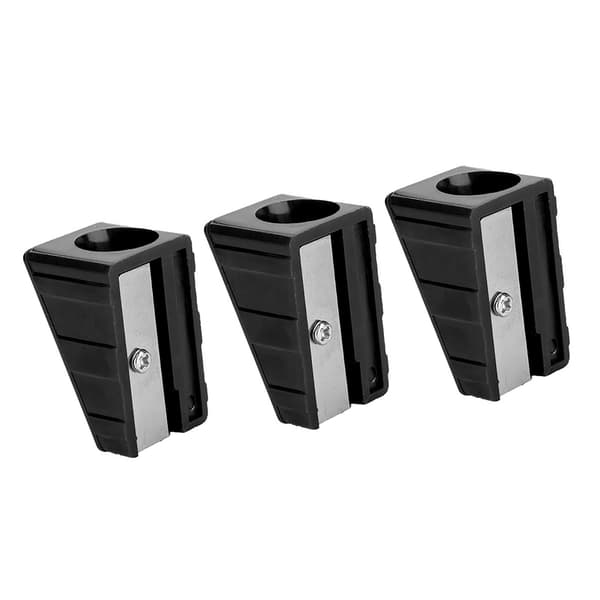 3 stk. Bærbar Mini Billard Kø Spids Trimmer Shaper Tapper Reparationsværktøj Tilbehør (sort)