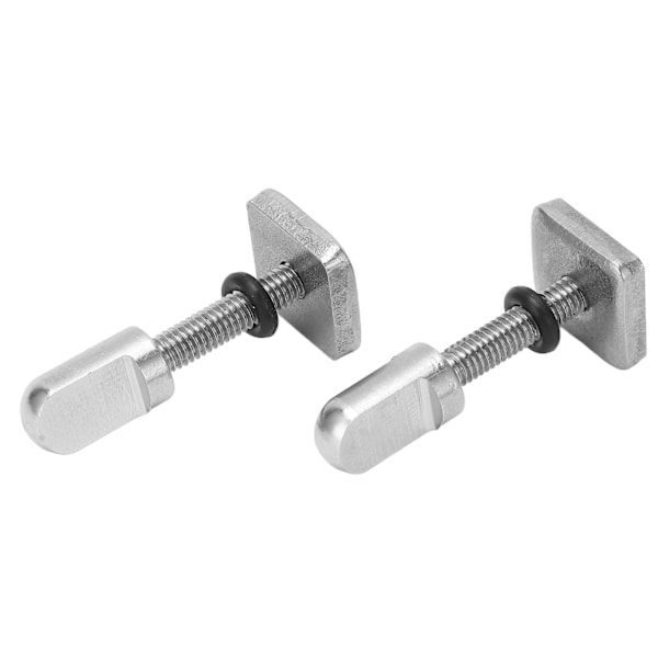 2 stk rustfritt stål flensskive Plug in håndstramming for surfebrett Longboard M4