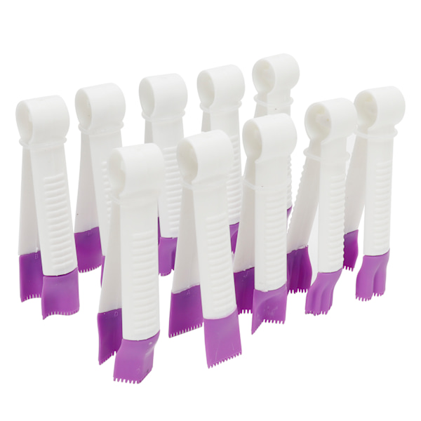 HT 10 stk. kageblonder clips, fondant kagekant dekoration skimmel klemmer, hjemmebagning tilbehør