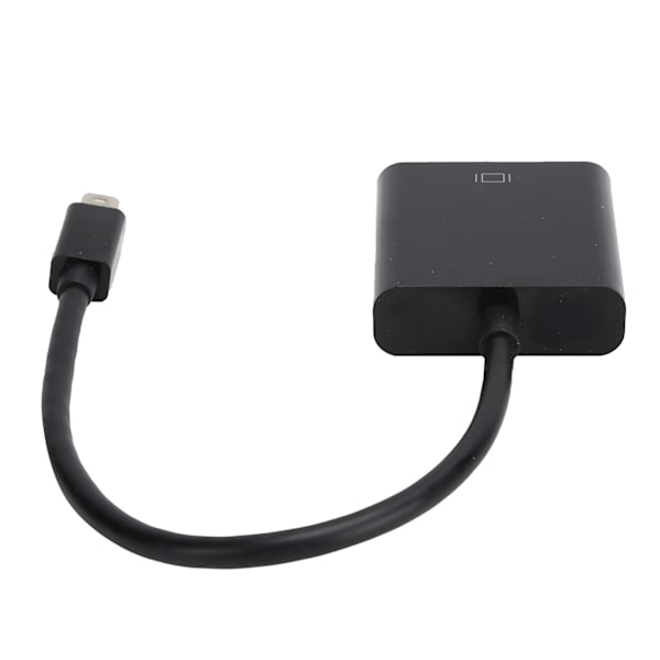 Mini DP uros - VGA naaras -sovitinkaapeli ThinkPad PC -tietokoneelle, musta ABS