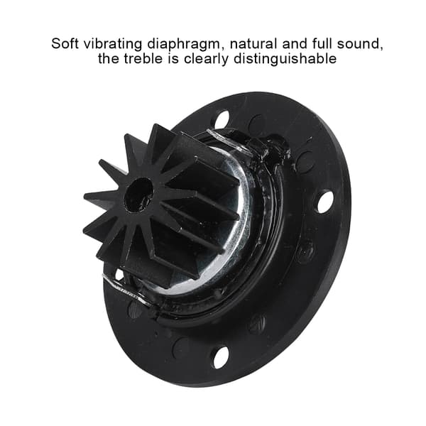 High Fidelity 30W Silke Dome Tweeter Par af 2