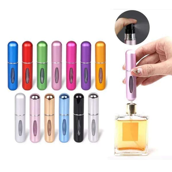 【DENGTU】2-pak Genopfyldelig parfumeflaske genopfyldningsspray multifärg multicolor