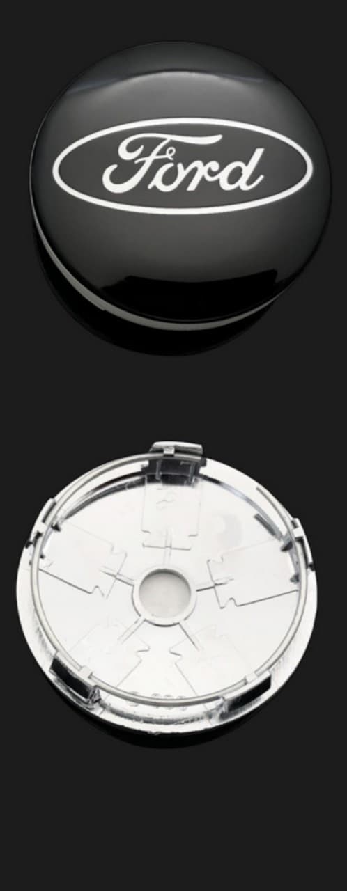 【DENGTU】4 stk sorte 60 mm bilhjulscenterkapsel logo-mærkat til Ford F