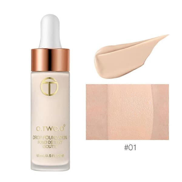 Base Face Liquid Foundation- Cream Full Coverage Concealer Oil-control[dt] 3