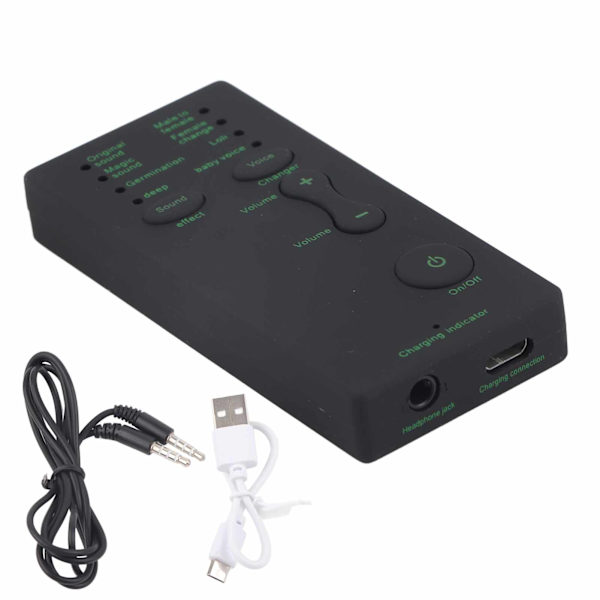 Mini Röstförvrängare Ljudinterface för Telefon Dator Laptop Sändning