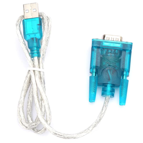 2st HL340 USB till RS232 Seriell Port Adapter 9 Pin Kabel