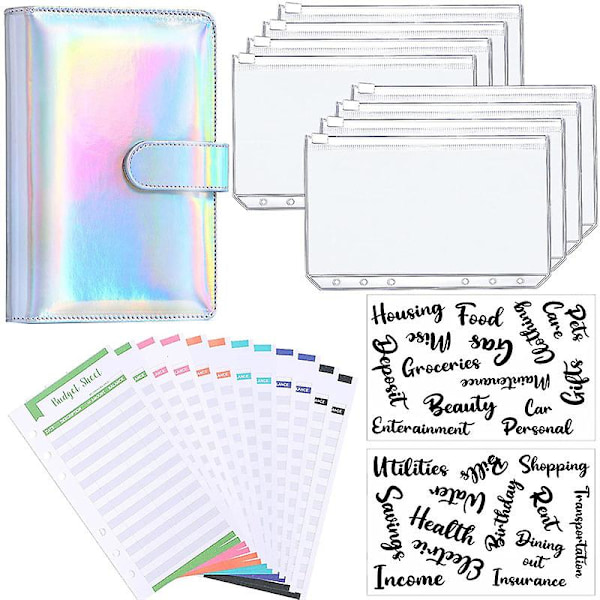 A6 Binder Budget Planner Notebook Covers Folder