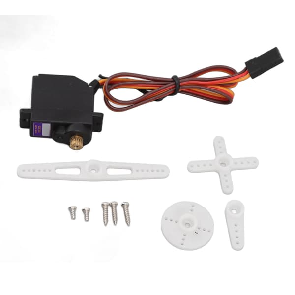Metal Gear Digital Servo med Lager Micro Mini Servo Plastarm Set RC Flygplan Segelflygplan Liten Robot
