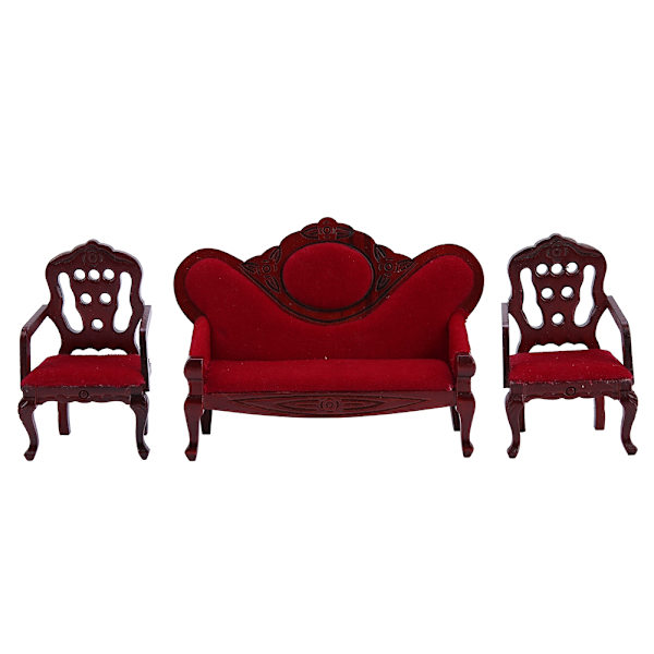 1:12 Dukkehus Miniature Stue Sofa Møbel Tilbehør
