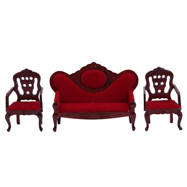 1:12 Dukkehus Miniatyr Stue Sofa Møbler Tilbehør