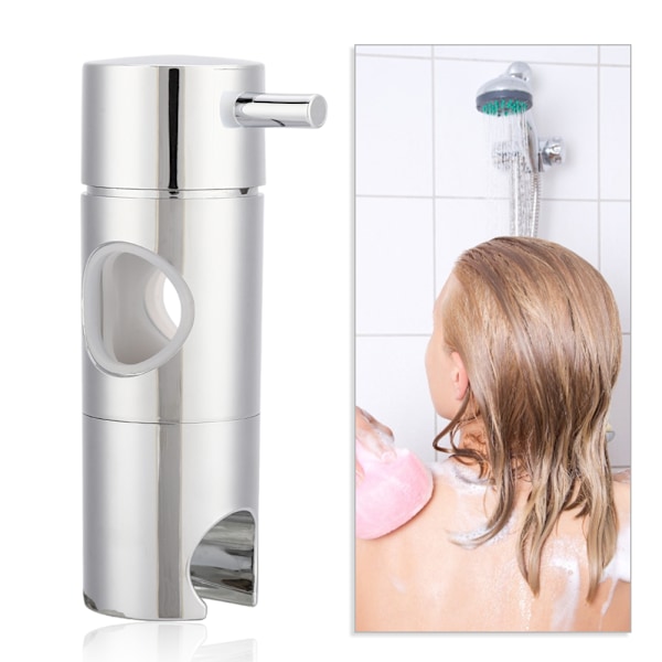Justerbar Rund Dusjhodeholder Brakett for Løftestang - DCR-1067CP-24 Baderomstilbehør