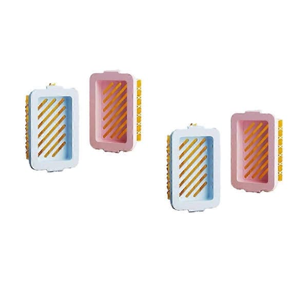 4 st elastisk nät tvål bubbellåda tvätt tvålhållare