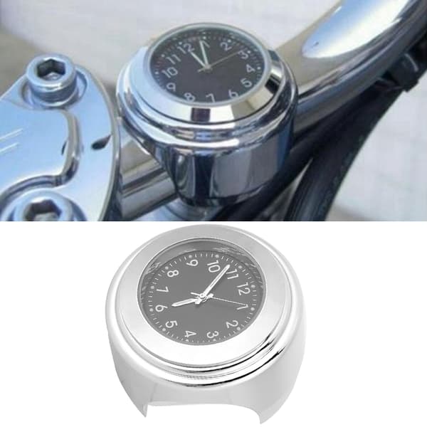 22-25 mm Universal Motorcykel Styrur Metalmontering Sort Urskive