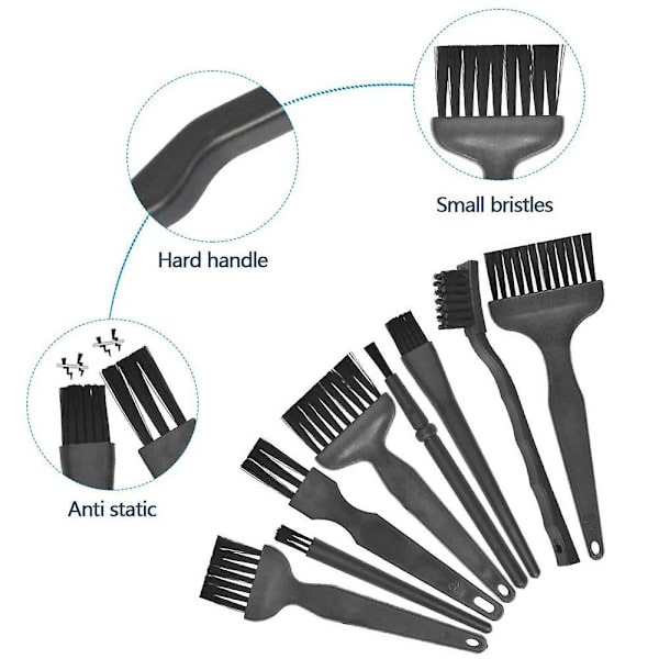 Nylon Nylonrengöringstangentbordsborstesats