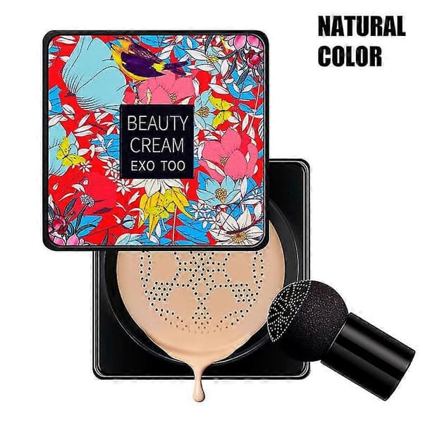 Concealer flytende foundation luftpute foundation sopphode sminkeform puff kosmetikk for