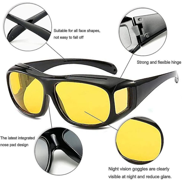 Motorcykelbriller fotokromiske til optiske linser mod vind og sand 2pcs