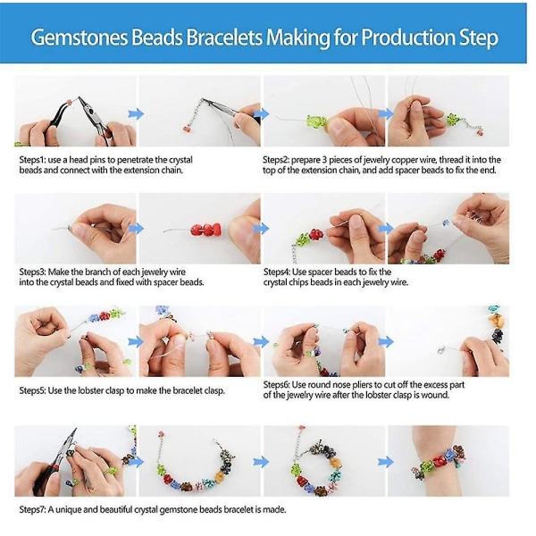 Gemstone Beads Crushed Irregular SetCrystalLoose Diy Beads