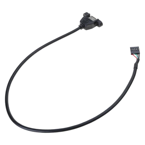 USB2.0 hun til 5-benet hun USB IDC Header USB IDC bundkort headerkabel til nem installation og stabil forbindelse flerfarvet Multicolor