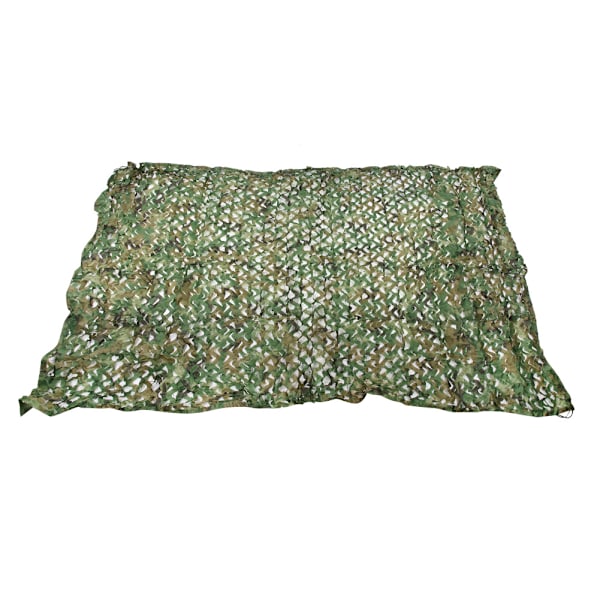 Ulkoilma Camouflage -verkko retkeilyyn, viidakkometsästykseen, patikointiin ja auringonsuojaan (2x4m)