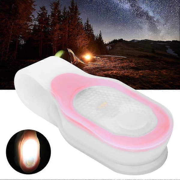 Advarselslampe Silikone SMD Magnetisk Klemmelys, LED Sikkerhedsadvarselslampe til Udendørs Camping Red