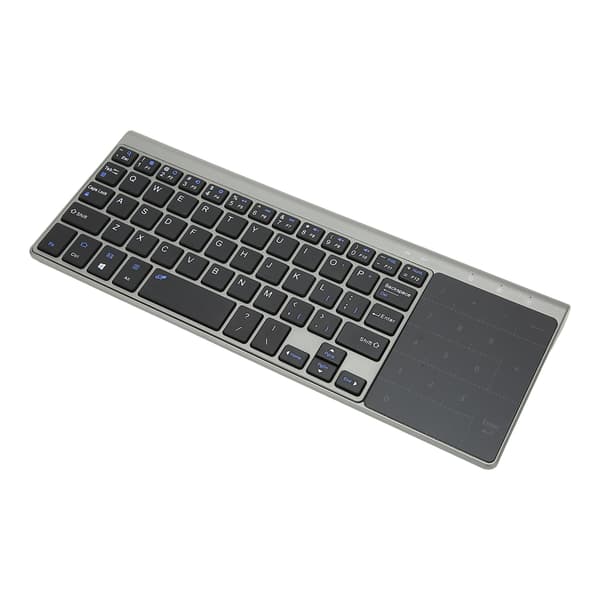 2.4G Trådløst tastatur med touchpad 2 i 1 Bærbar til iOS Windows Android