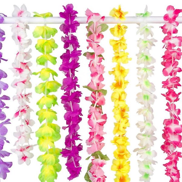 36st Hawaiian Leis halsband Garlands Beach Party dekorationer