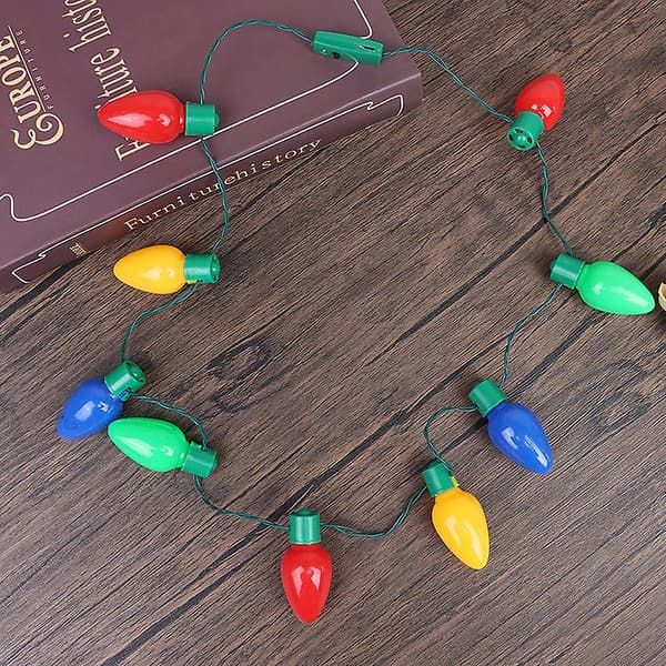 [DT]Julepynt LED-lys Lysende julelys Pærehalskæde Julepynt til hjemmet Jul Navidad Nytår