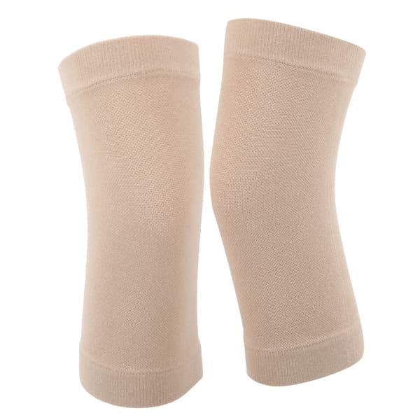 Kompressions Knäskydd 2-pack Sömlösa Ultratunna Bomulls Knästöd Smärtlindring