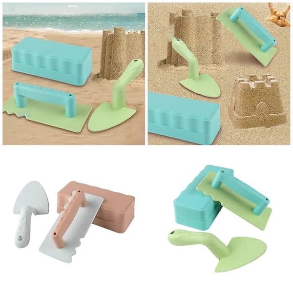 Børnelegetøj Sandstensform til Børn Sandstensmaskine til Havearbejde Sne Baghave Strand Gadgets Sandværktøj Grøn Green