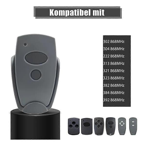 3 stk. Garageport håndsender 868,3 MHz til Marantec D302-868 D304-868 D384-868 D321-868 D323-868